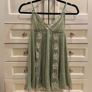 Y2K Vintage Babydoll Negligee Slip